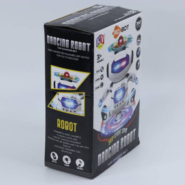 Dancing Robot with 3D Lights and Music, Non Toxic Plastic – White, Science Fiction for kids above 3 years age – Boys and Girls - Image 6