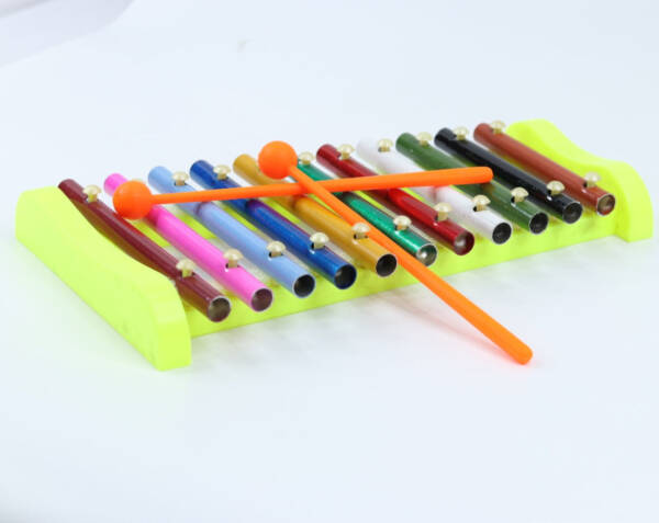 Santoor Xylophone Musical Toys for Kids with 11 Nodes 2 Mallets Musical Sound Instrument Toys for Kids Boys & Girls - Image 4