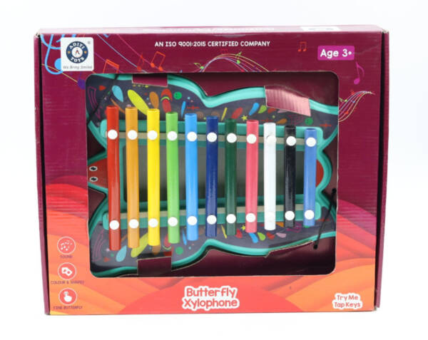 Butterfly Xylophone Musical Toys for Kids |Musical Sound Instrument Toys for Kids Boys & Girls - Image 2
