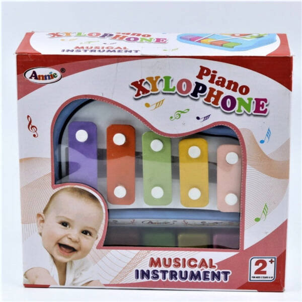 2 in 1 Piano Xylophone Toy with Colorful Keys for Toddlers and Kids Non-Battery Operated - Image 3
