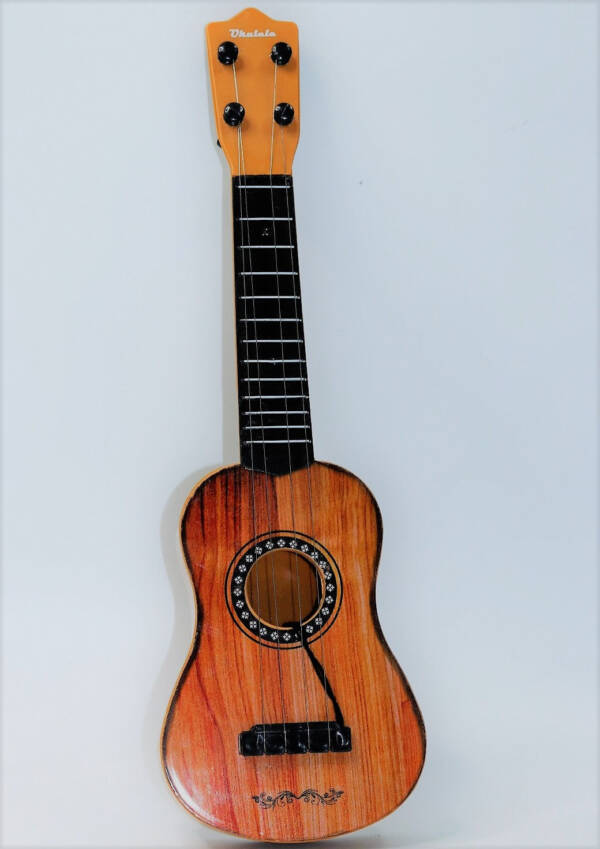 Dream Voice 4 String Acoustic Learning Guitar Toy for Kids, Musical Instrument Educational Guitar Toy for Beginner Kids (Multicolor) (Small) - Image 2