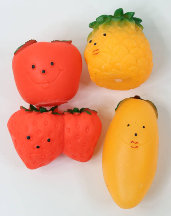 Mansaji’s Healthy Fruits Soft Toys – With Soft Whistle on Squeeze for Infants - Image 2