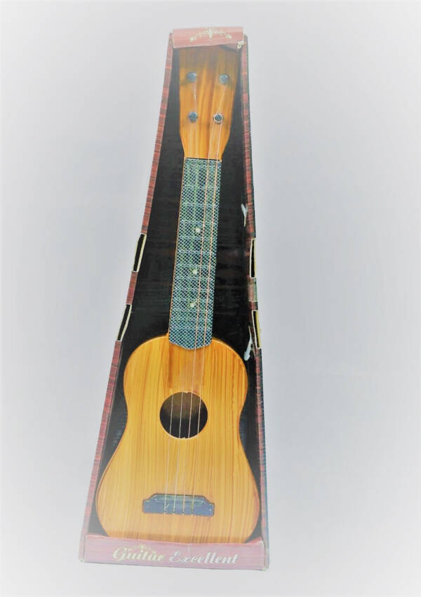 Dream Voice 4 String Acoustic Learning Guitar Toy for Kids, Musical Instrument Educational Guitar Toy for Beginner Kids (Multicolor) (Big) - Image 3