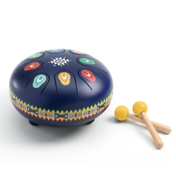 Djeco Animambo Musical Toys - Mini Steel Drum - Image 4