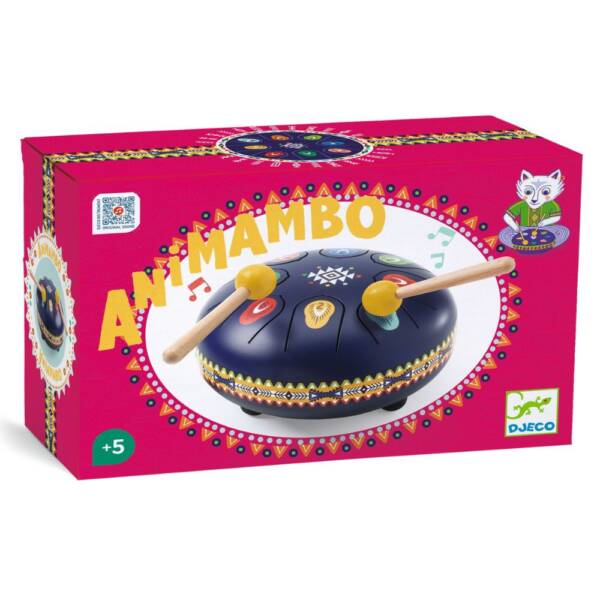 Djeco Animambo Musical Toys - Mini Steel Drum - Image 2