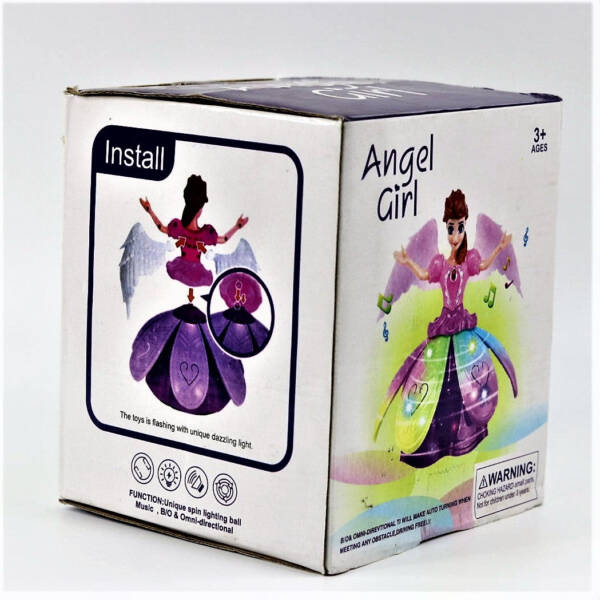 Angel Girl with Light and Music, Dancing Rotating Musical Fairy Princes Angel Doll Toy for Kids (Angel Girl) - Image 8