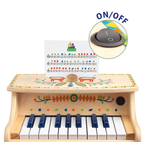 Djeco Animambo Electronic Piano - Toy Piano - Image 3