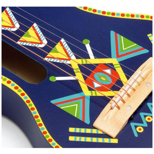 Djeco Animambo Toy 6 metallic strings Guitar - Image 2